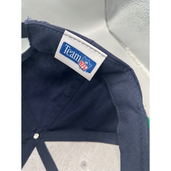 Vintage Dallas Cowboys Team NFL Snapback Hat Navy & White X3 - Picture 3 of 5